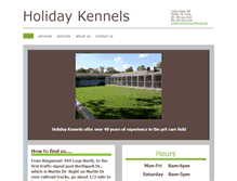 Tablet Screenshot of holiday-kennels.com